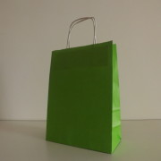 sacos papel liso verde alface